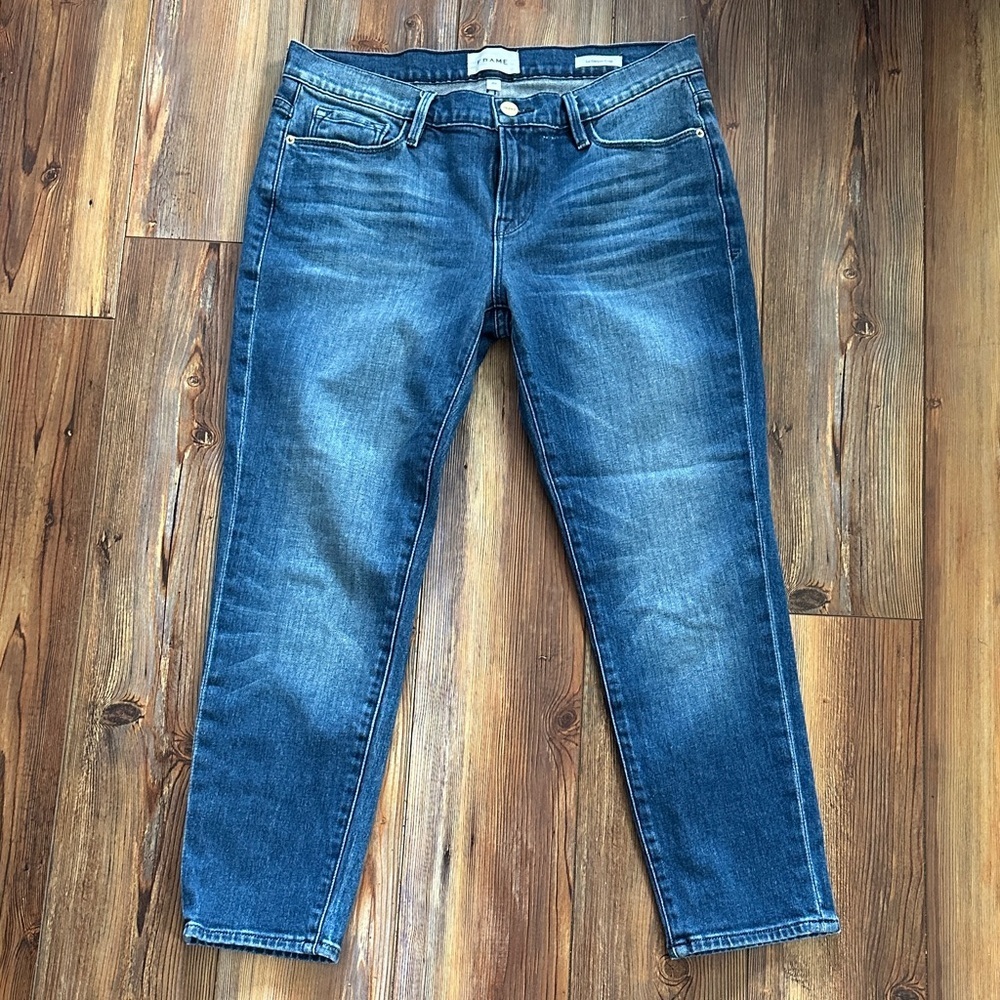 Frame le Garçon cropped jeans 26 Wash Clover Hill Clean - Picture 2 of 12